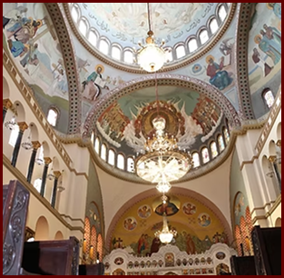 Foto do interior da catedral